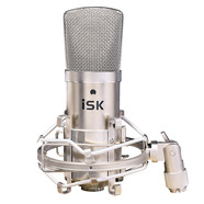 isk ISK BM 800電容麥克風(fēng)專業(yè)大振膜手機(jī)電腦通用直播喊麥K歌主播話筒設(shè)備聲卡套裝 BM-800麥克風(fēng)單品