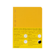 STALOGY日本 365全年冊筆記本平攤自由日期日記本記事本手賬適用HOBO方格本 全年冊  A6黃色