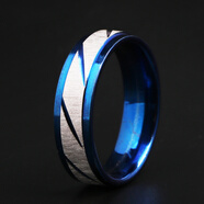 BJYL夜光戒指男潮流日韓個(gè)性霸氣指環(huán)龍頭戒指單身潮人男戒指男士戒子 批花戒指藍