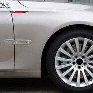 適用于葉子板側標車(chē)標貼個(gè)性改裝車(chē)身貼金屬貼改裝葉子板刀鋒 紅色1對 北汽幻速H2 H3 S2 S3 S6 H6 S3L