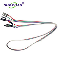 首千（SHOCHAN） 臺式機主機機箱跳線電源開關 電腦重啟開機線按鈕power帶LED 電腦主機帶燈單開關線SQ-YC202 1條