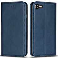 iCoverCase蘋果7/8手機(jī)殼新款se2/SE3手機(jī)套適用于iphone7/8plus 強(qiáng)磁蘋果7/8/se2/SE3非真皮藍(lán)色+膜+軟殼