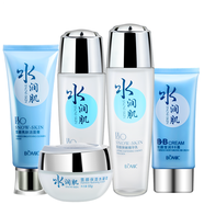 柏美姿經(jīng)典國貨水潤肌雪顏補水護(hù)膚品深層潤養(yǎng)肌膚中年送媽母親節(jié)禮物 潔面+水+乳液+霜+BB霜