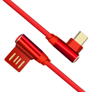 夏弦 安卓數據線充電寶充電線3A快充Micro USB充電器適用于 彎頭-中國紅 vivo Y51A Y51 Y51L Y623