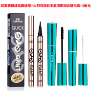 歐蒙 典雅速繪眼線(xiàn)筆防水不易暈染脫色初學(xué)者硬頭速干眼線(xiàn)液水筆防汗 眼線(xiàn)筆1支+火煥彩豐盈睫毛膏