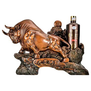 茅臺（MOUTAI）集團(tuán) 醬香型白酒 53度 500mL 牛年生肖紀(jì)念酒 1瓶