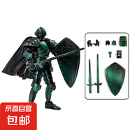 拼裝黨中世紀騎士DIY套裝沉浸組裝體驗百變盔甲配件玩具盲盒手辦 中世紀-復(fù)古綠