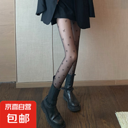 日系蝴蝶結(jié)黑色絲襪春夏薄款防勾絲SexyBlackStockings 蝴蝶白色 均碼