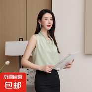 純色彈力吊帶背心女內(nèi)搭2025夏季新款西裝打底衫韓版修身吊帶上衣 淺綠色 RF3327 L 碼100-108斤