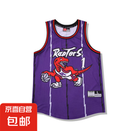 美式復(fù)古大網(wǎng)眼球衣男女麥迪哈達(dá)威皮蓬羅德曼籃球潮流背心 LNF 2329#猛龍1號(hào)麥迪紫色 M (100-120斤）