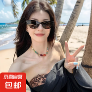 彩色多巴胺琉璃串珠星星項鏈女民族風(fēng)度假風(fēng)項鏈鎖骨鏈 彩色多巴胺串珠星星項鏈