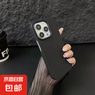 蘋果手機(jī)殼適用于iphone16pro多巴胺配色半包15promax/14/13/12/11/7plus/xr保護(hù)套高顏值簡約軟殼 黑色-半包大孔軟殼 蘋果6PLUS/6SPLUS