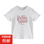 純棉正肩短袖t恤女辣妹jazz修身顯瘦美式甜辣上衣夏GXXX11-50160 淺灰色（高質(zhì)量款） L