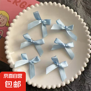 4cm 芭蕾風(fēng)迷你小蝴蝶結(jié)發(fā)夾舞臺(tái)造型可愛天美新娘盤少女頭飾批發(fā) TS352-03藍(lán)色1個(gè)裝