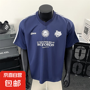 美式復古三條杠短袖t恤男夏季新款oversize設計感小眾半袖上衣XH 藍色 XL