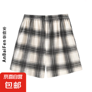 睡褲女家居短褲夏季大碼居家褲衩休閑褲情侶夏天五分褲男士 Y1005女 XL
