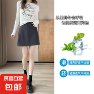 職場西裝A字板短裙休閑日常百搭夏季2025新款女士loa風格 灰色 M