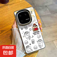 M記蠟筆小新適用IQOOZ10Turbo手機殼新款I(lǐng)QOOZ10X防摔Z9X彩銀防摔 IQOO Z7X 鐳射彩色-黑色-TT70M記蠟筆小新