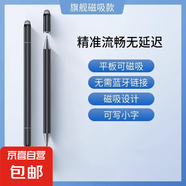 三合一電容筆ipad平板手機觸屏筆細頭平替適用蘋果華為小米防滑 塑料款-極夜黑 三合一觸屏筆
