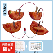 DIY科學(xué)實(shí)驗(yàn)套裝學(xué)生創(chuàng)意手工DIY發(fā)明材料包手搖發(fā)電機(jī)兒童玩具 水果電池