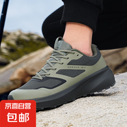 【偏小一碼】始祖鳥同款男鞋戶外登山鞋透氣耐磨減震防水越野跑鞋 A2478棕褐綠 42