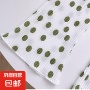 韓版夏季女童碎花圓點喇叭褲薄款寶寶打底褲嬰兒褲子小童防蚊褲女 綠波點喇叭褲 100
