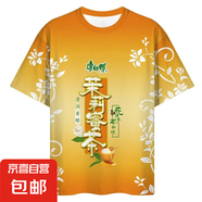 趣味短袖t恤男士夏季寬松圓領(lǐng)短袖上衣潮流個(gè)性運(yùn)動(dòng)男裝衣服T恤DM 佐文森T22茉莉蜜茶 M