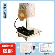 DIY科學實驗套裝學生創(chuàng)意手工DIY發(fā)明材料包手搖發(fā)電機兒童玩具 自制小臺燈