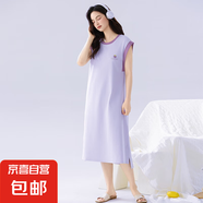 睡裙女夏季款純棉無袖背心連衣裙時尚高檔2025年家居服可外穿套裝 QM32001女裙 M