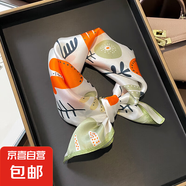 【清倉撿漏】絲巾100%桑蠶絲真絲女高貨輕奢高檔禮物方巾杭州絲綢 17315-主圖 53*53cm