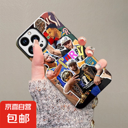 蘋果手機(jī)殼適用蘋果16Promax手機(jī)殼iPhone15保護(hù)套NBA庫里ins風(fēng)菲林手機(jī)殼 蘋果X/XS