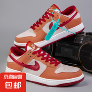 aj男鞋摩擦有聲音籃球鞋2025新款防滑耐磨板鞋學(xué)生小白鞋運(yùn)動(dòng)鞋 棕色 41