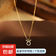 跨境新品S925銀十二星座項(xiàng)鏈女立體符文輕奢鑲鉆設(shè)計(jì)感鎖骨鏈頸鏈 【黃金色-金牛座】 無(wú)規(guī)格