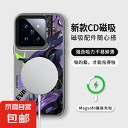 EVA初號機(jī)適用小米14手機(jī)殼磁吸13pro機(jī)甲15ultra新款iqoo12聯(lián)名11紅米k60/70防摔pro+薄oppofindx 銀色-AC634EVA初始號機(jī) 小米 13 Pro