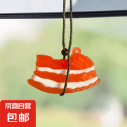 變色烤鴨掛件創(chuàng  )意車(chē)載掛飾可愛(ài)臉紅鴨子小乳豬后視鏡車(chē)內掛飾 烤五花肉【1個(gè)裝】