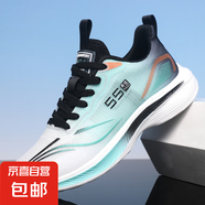 男鞋軟底2025網(wǎng)面春夏季新款運動鞋休閑輕便時尚減震透氣跑步百搭 綠色 足美-550 40