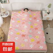 寶寶防踢被神器中大童卡通全棉幼兒兒童秋冬四季通用被子被套睡袋 萌朵-滿天星 大空間不拘束 150*200cm全棉防踢被單被套