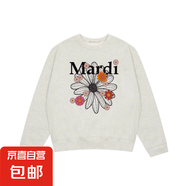 韓版衛(wèi)衣男女小雛菊臘腸狗印花金高銀同款常規(guī)休閑百搭外套上衣潮 米白灰1931黑 L