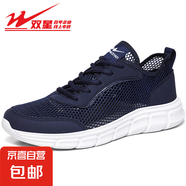 雙星網(wǎng)面透氣男鞋新款夏季網(wǎng)鞋男士防臭跑鞋舒適工作鞋休閑運(yùn)動(dòng)鞋 66031藍(lán)色 41