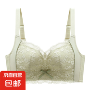 厚薄內(nèi)衣女小胸聚攏夏季薄款收副乳防下垂胸罩2025新款無鋼圈文胸 R-507 綠色 M  34/75AB 上薄下厚杯