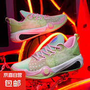 專業(yè)實戰(zhàn)籃球鞋男高幫碳板減震防滑耐磨高質(zhì)量比賽訓(xùn)練球鞋馭帥11 綠色--摩擦?xí)?38