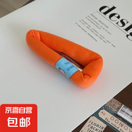 奶油色系蓬蓬海綿發(fā)夾可愛大號劉海夾BB夾化妝夾發(fā)卡邊夾少女發(fā)飾 桔紅色