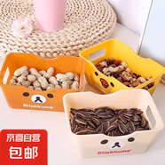 【京東物流】韓國可愛小熊Kitty卡通整理收納盒雜物收納箱 限時優(yōu)惠-1個 顏色隨機(jī) 小熊收納盒