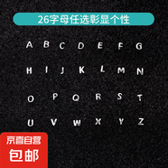 S999銀字母耳釘女純銀耳釘2025年新款潮養(yǎng)耳洞耳釘女小眾設(shè)計感潮 字母耳釘K【單只白金】 足銀