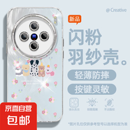 適用vivox200手機(jī)殼pro女款s20羽紗vivoy300新款x100s斑點(diǎn)狗x90文藝x80/x70自帶鏡頭膜s19保護(hù)套 精孔羽紗-斑點(diǎn)狗藍(lán) vivoy53S