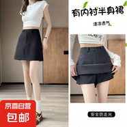 職場西裝A字板短裙休閑日常百搭夏季2025新款女士loa風(fēng)格 黑色 L