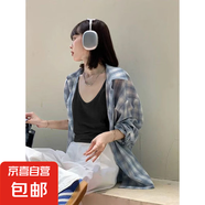 純色雪花棉吊帶背心內(nèi)搭外穿女2025夏季新款涼感冰絲薄款體恤上衣 K26-黑色 XL 建議120-130斤