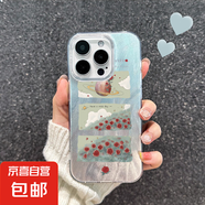 星球玫瑰綠適用iphone16手機(jī)殼蘋果華為vivo小米OPPO榮耀防摔套 MD羽紗-透明-LIYIK523星球玫瑰綠 OPPOA93/A93S