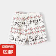 【清倉】寶寶春夏季衣服男寶女寶春夏連體衣上衣褲子斷碼清倉 小熊短褲 90cm 推薦身高80-88cm