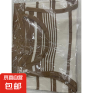 法式甜辣妹條紋無袖冰絲針織衫女夏季新款短款休閑背心上衣女 卡其 均碼